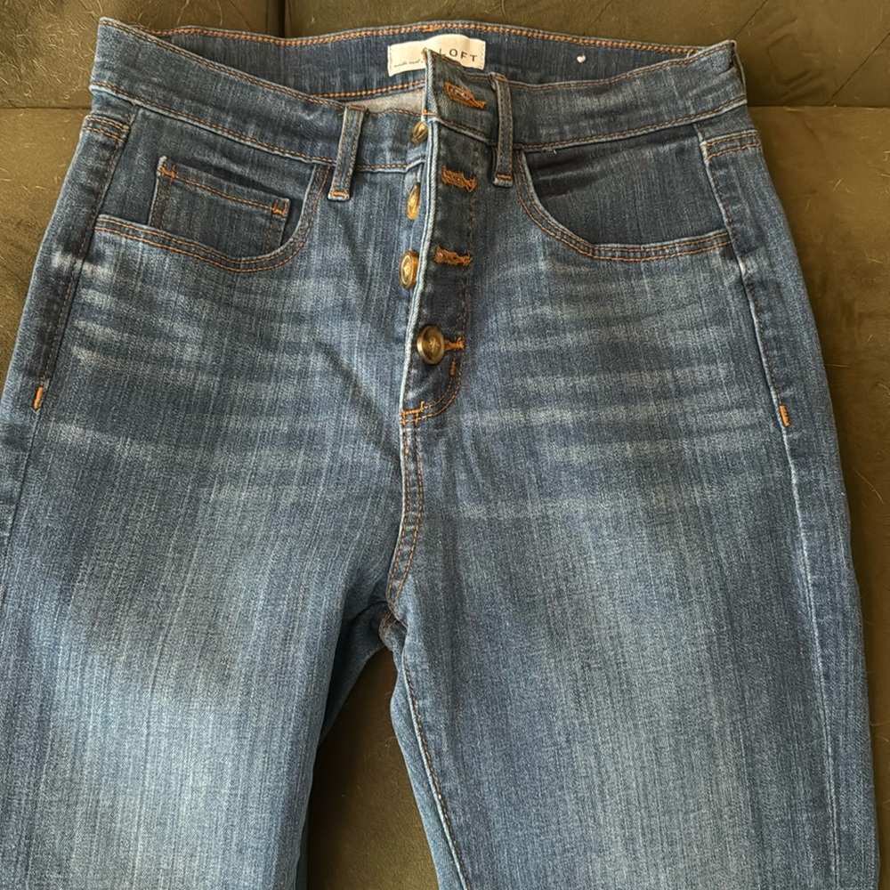 Loft high rise skinny size 28/6